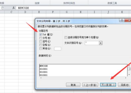 在excel中将大量数值变为文本格式的具体步骤是