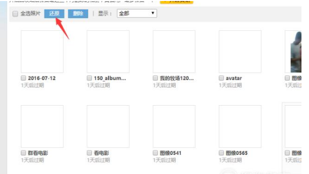 在qq空间中迅速还原已删照片的详细教程