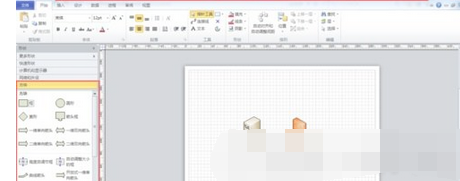 visio如何添加形状