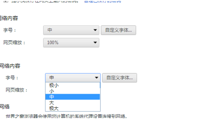 世界之窗浏览器如何设置字体大小和大小