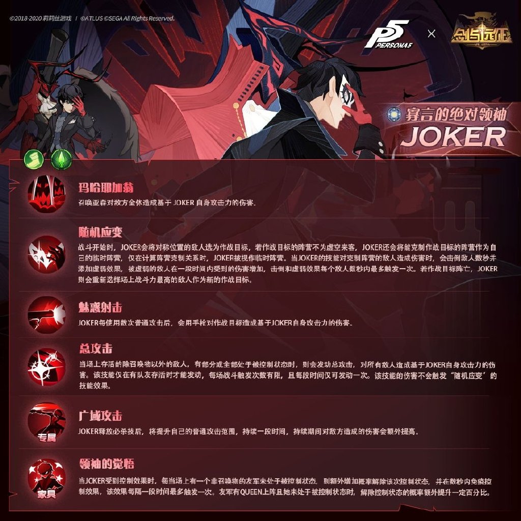 剑与远征联动虚空英雄JOKER获取方式与技能一览