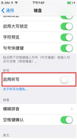 iphone听写功能的开启方法介绍