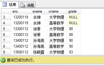 sql查询多表连接查询