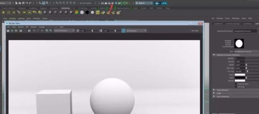 利用maya进行渲染白膜的具体操作步骤是