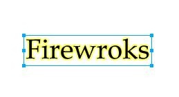 fireworks字体设计