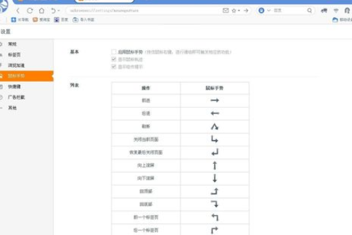 uc浏览器鼠标模式