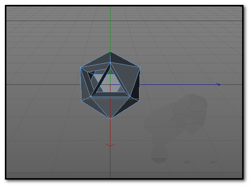 教大家使用c4d制作出镂空效果的宝石模型