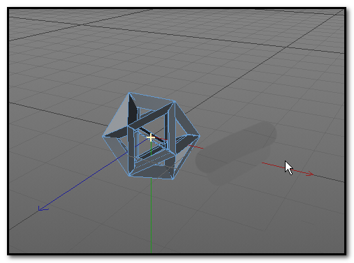 教大家使用c4d制作出镂空效果的宝石模型