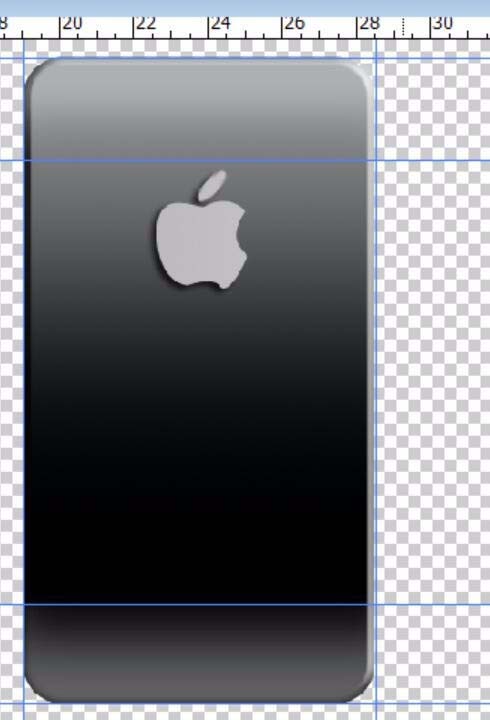 ps怎么绘制出双面苹果手机的效果