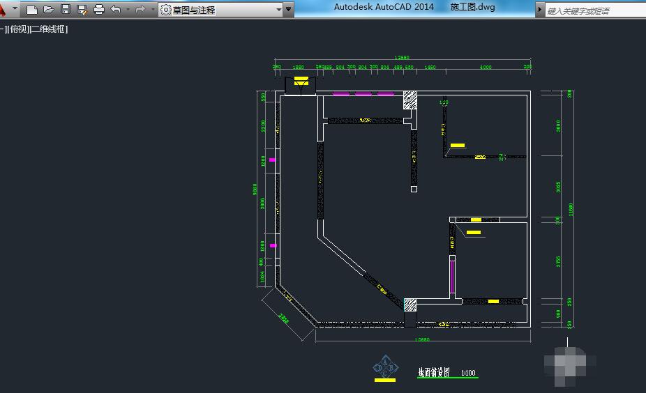 教大家利用cad绘制出地面铺设图纸的方法