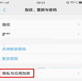 vivo x20中将应用加密功能开启的详细步骤是什么