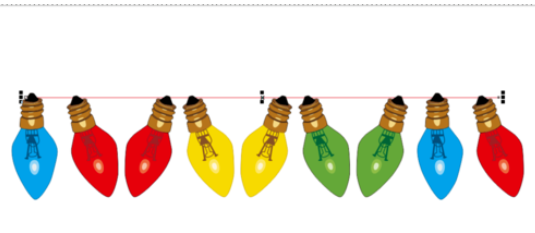 利用cdr制作出串串灯的详细操作步骤