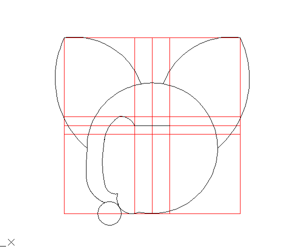 cad绘制出阿狸头像的操作步骤是