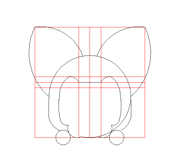 cad绘制出阿狸头像的操作步骤是