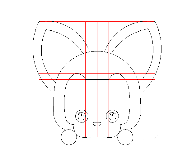 cad绘制出阿狸头像的操作步骤是