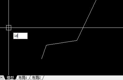 如何利用id命令查看cad中指定点坐标信息