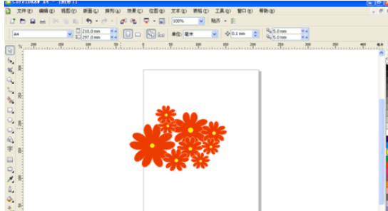 如何用cdr制作花朵