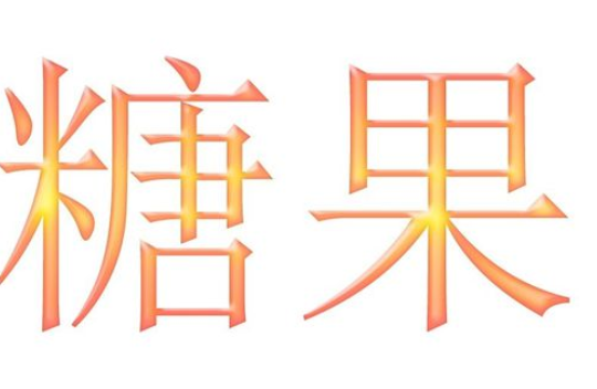 利于photoshop制作出糖果效果文字的操作方法有