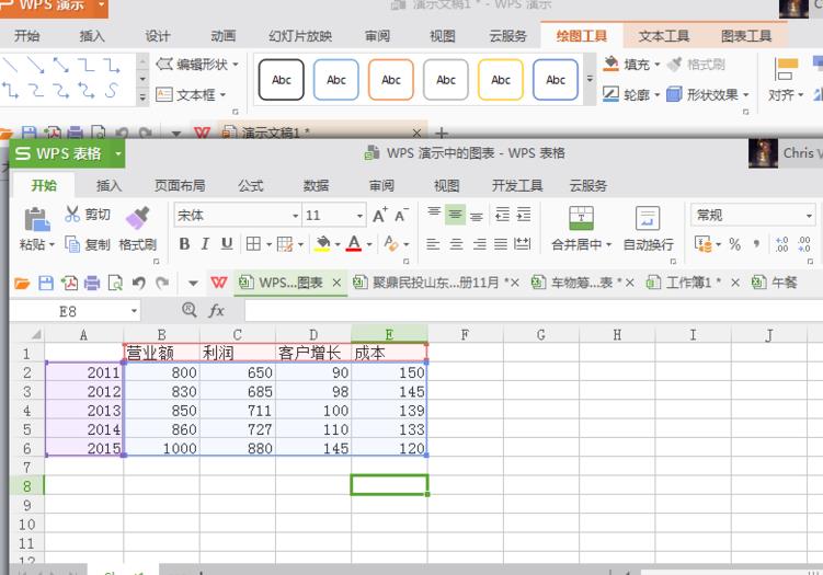 ppt如何制作雷达图