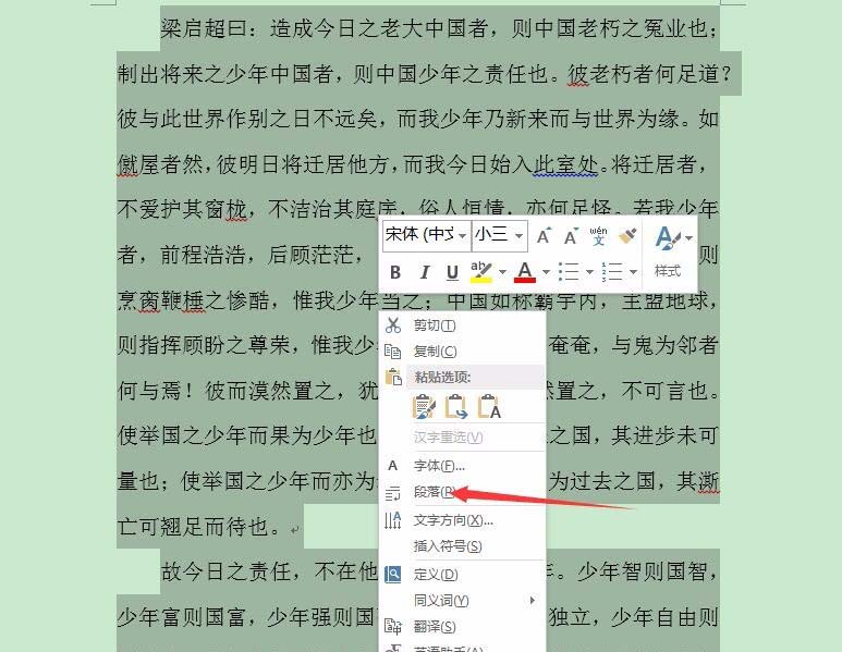 word文档缩印怎么设置