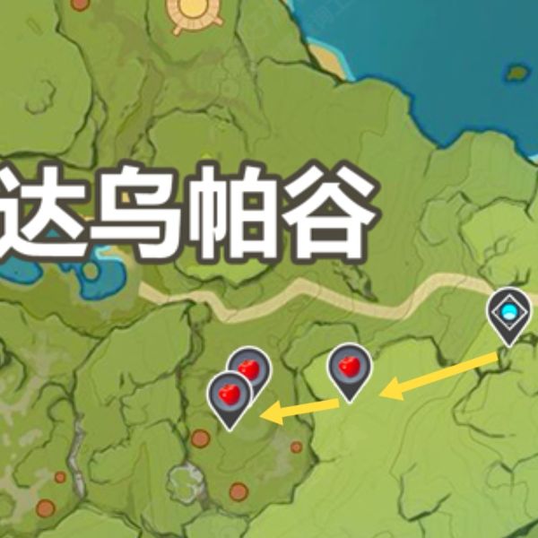 原神苹果采摘地点路线汇总