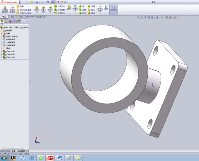 用solidworks做手机支架