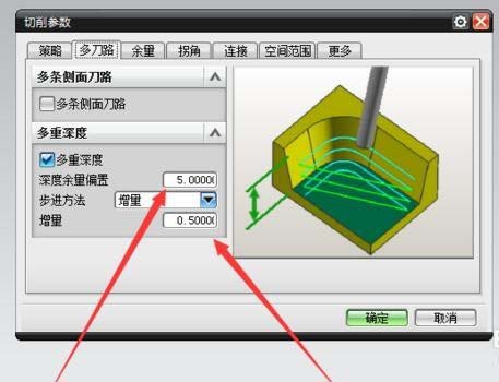 在ug里2d加工实现双向加工的操作过程是什么