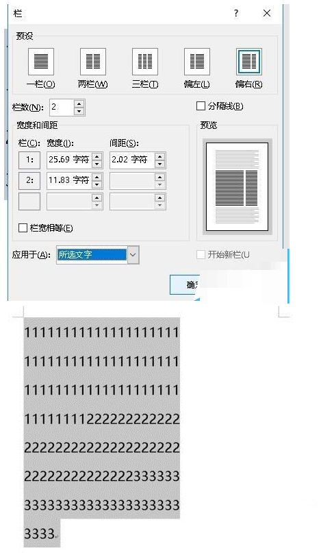 word2006分栏