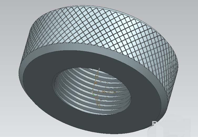 ug绘制滚花零件模型的操作步骤是什么