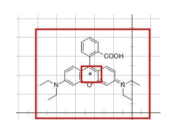 chemdraw怎么给化学结构式填充