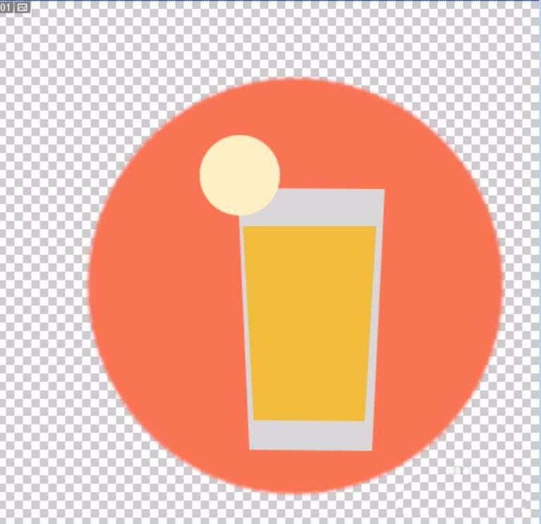 ps绘制出果汁饮料杯图标的详细操作步骤