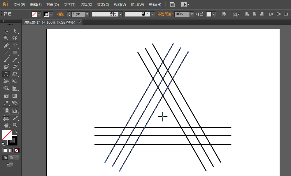 利用ai绘画出3d立体三角形的具体操作方法是什么