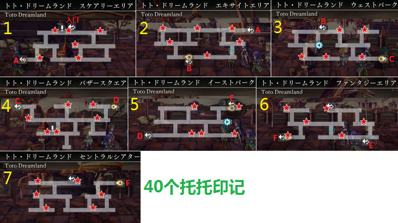 另一个伊甸游乐园40个托托印记位置大全