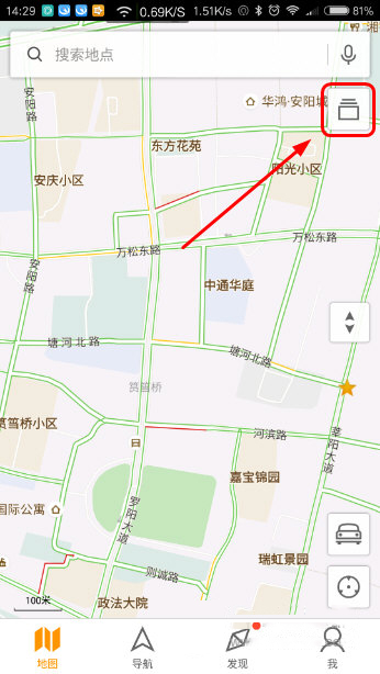 腾讯地图app中查看卫星图的详细操作方法是什么