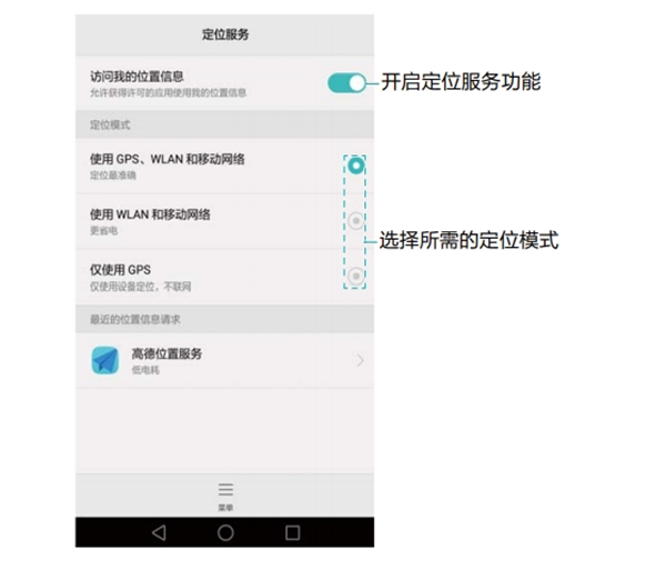 华为p9打开定位服务的简单操作方法