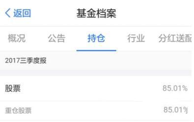 蚂蚁财富查看基金的持仓的简单教程是什么