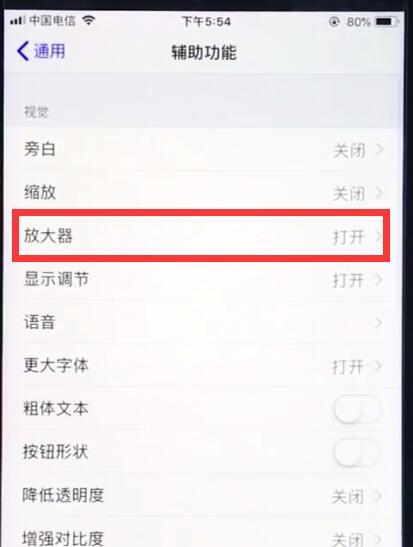 ios12中使用放大器的具体操作流程是什么