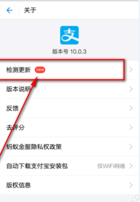 将支付宝升级到最新版本的具体操作步骤是什么