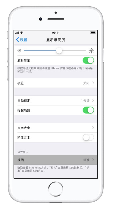 iphone手机中放大桌面图标的具体操作步骤是