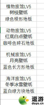 悠长假期旅馆家具升级材料表