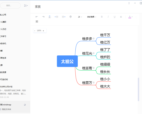 有道云笔记如何制作思维导图