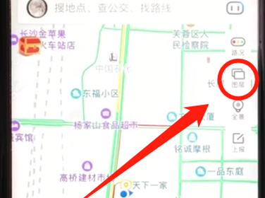 百度地图热力图怎么开启