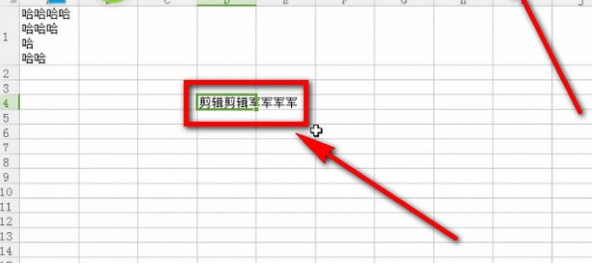 excel中实现一个单元格打两排字的具体操作方法是