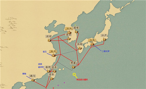 梦回大航海神秘舰队位置一览