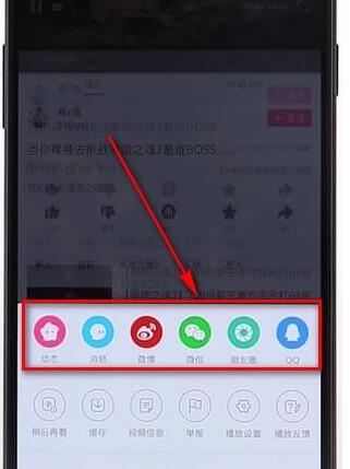 哔哩哔哩app分享的操作过程是什么