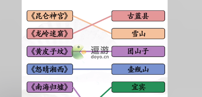 汉字找茬王连线鬼吹灯攻略分享