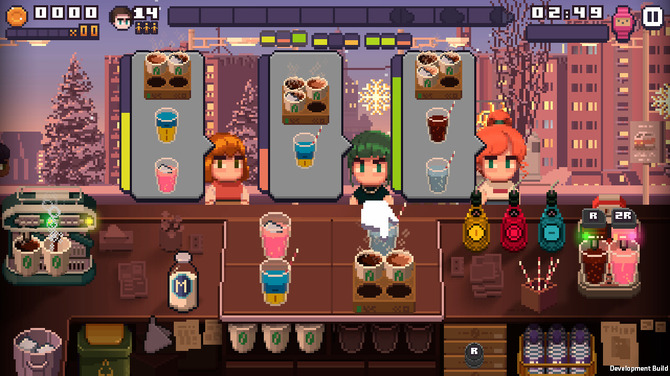 像素风咖啡店员模拟游戏《Pixel Cafe》上架Steam！