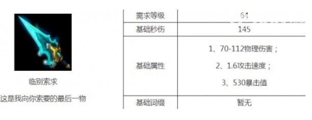 《火炬之光无限》临别索求在哪里爆出?临别索求传奇词缀推荐