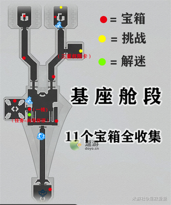 崩坏星穹铁道空间站黑塔地图宝箱全收集