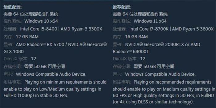 《寂静岭2重制版》PC配置公开 最低配置i5-8400+GTX 1080